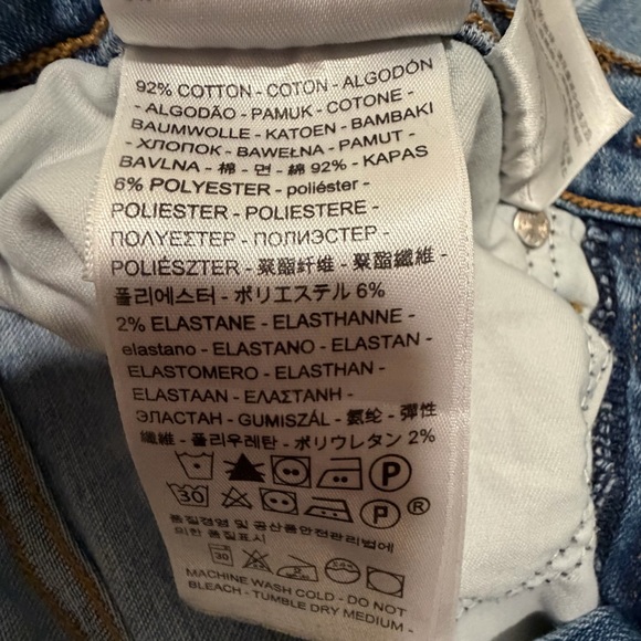 Levi’s 311 Shaping Skinny Jeans Mid Rise Light Wash Butt Lift Festival Cowgirl - Picture 9 of 12